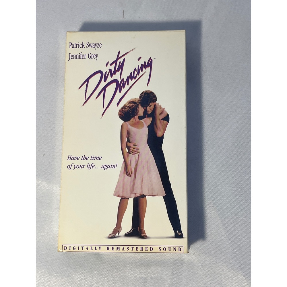 Dirty Dancing VHS Patrick‎ Swayze Jennifer Grey Digitally Remastered Sound PG-13